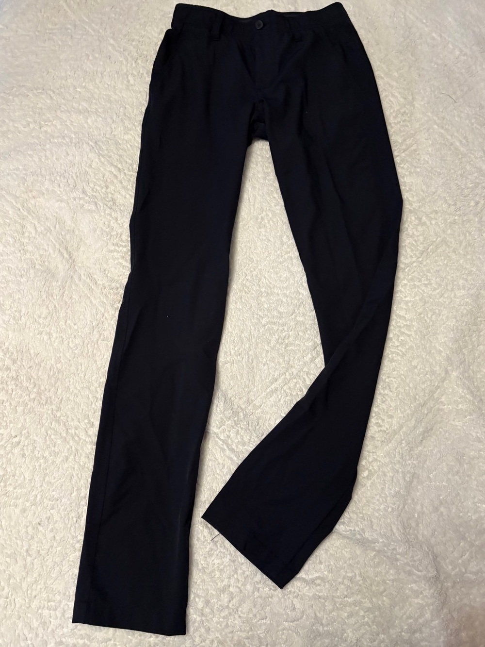 Under Armour Men's Black Business Causal Pants slim, 28W 34L